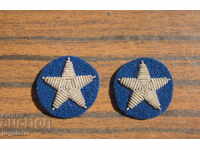 old Bulgarian military General's patches of Air Force General