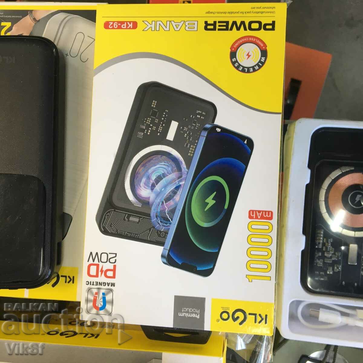 Auction  KLGO external battery MAGSAFE 10000MAH KP-92 BLACK