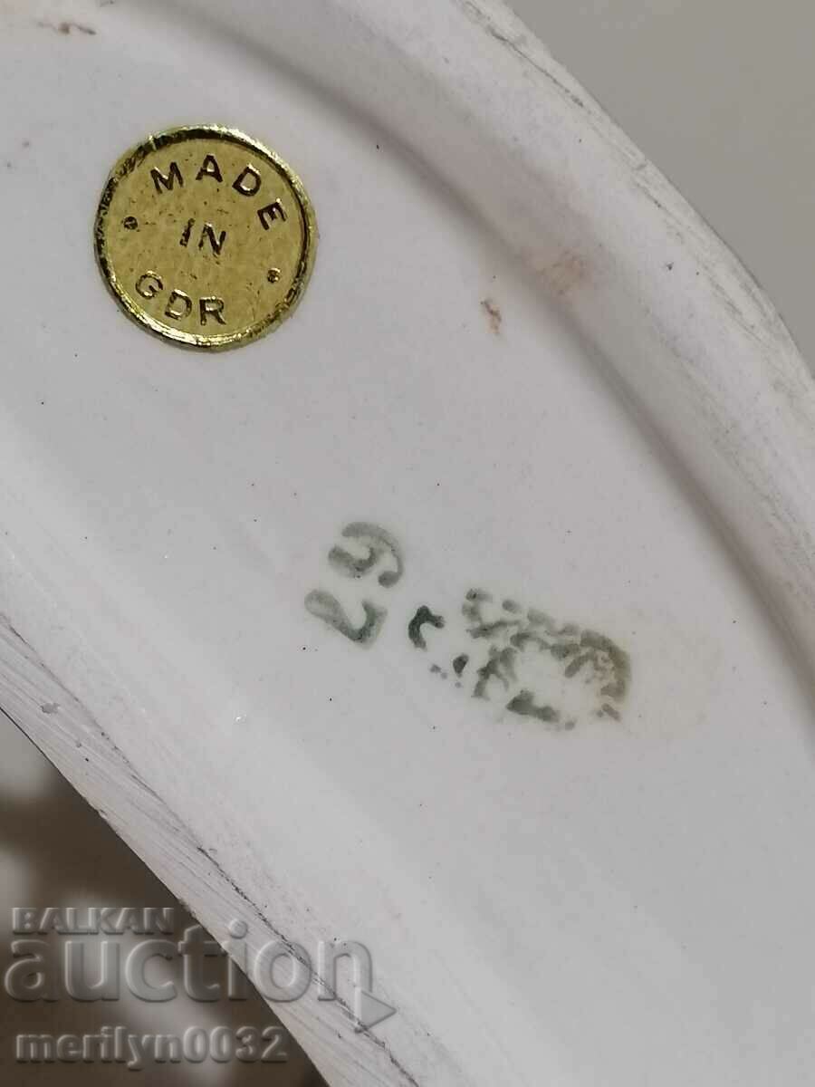 Auction Figure statuette of a hind porcelain GDR Auction Figure statuette of a hind porcelain GDR