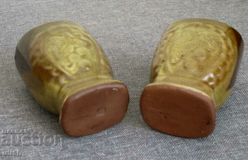 Old wine service folk themed ceramics - 6 Old wine service folk themed ceramics - 6