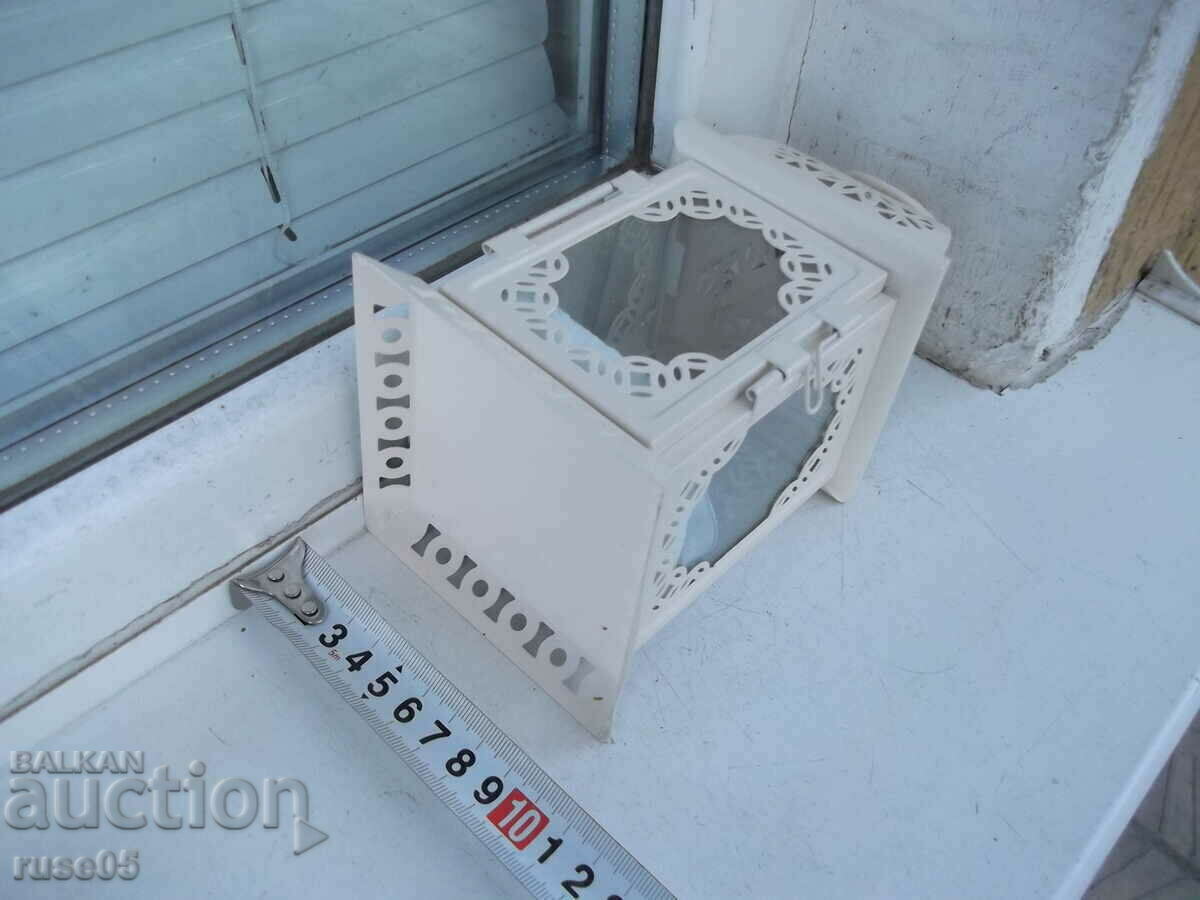 Παράδοση Φανάρι κεριών λευκό καινούργιο Παράδοση Φανάρι κεριών λευκό καινούργιο