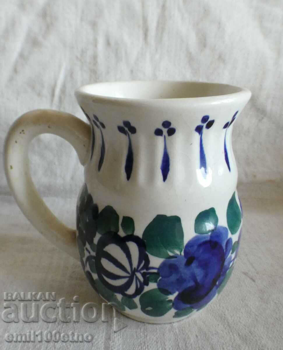 Mug mug hand painted porcelain Poland