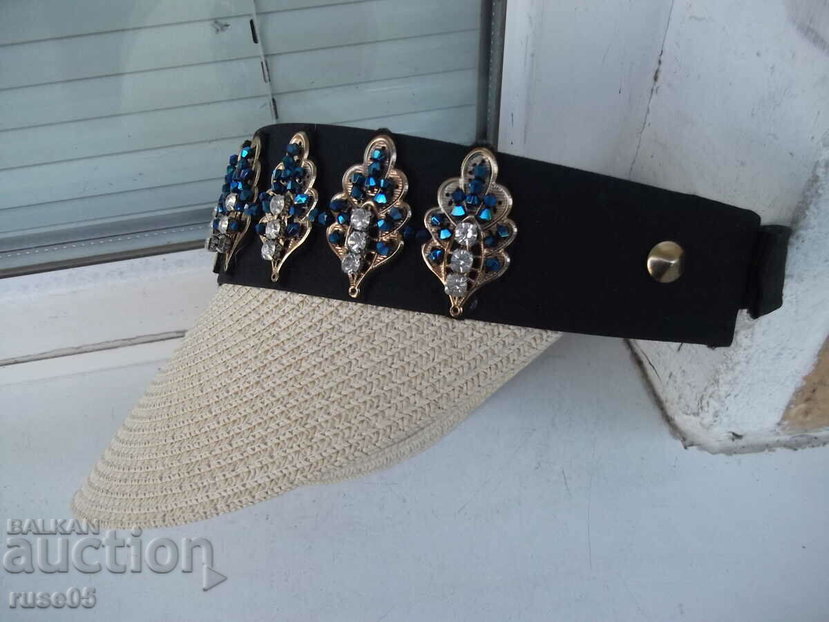 Auction  Stone visor hat new