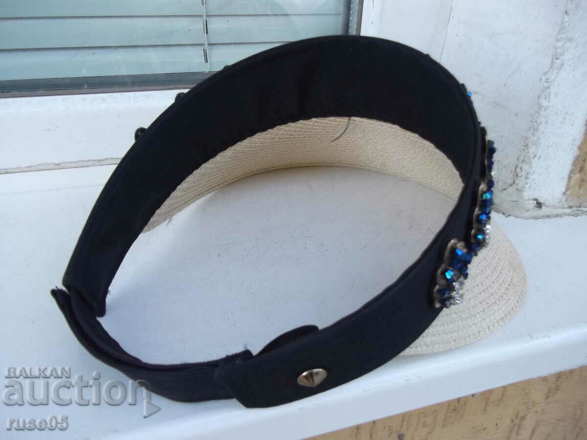 Stone visor hat new - 5