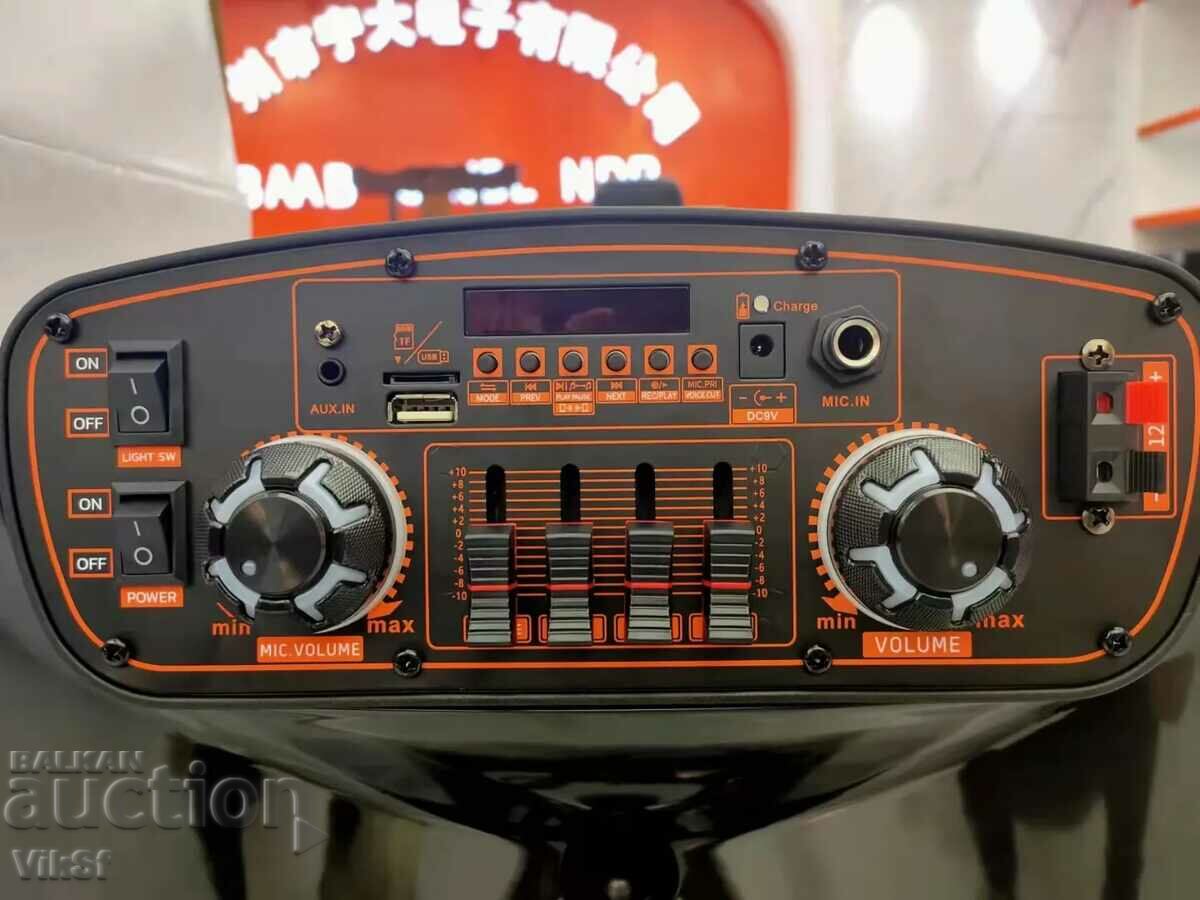 POWERFUL F15 Karaoke Speaker 15 1500W +2 Microphones ndr-y15 - 5