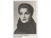 Postcard old photo actress /26066