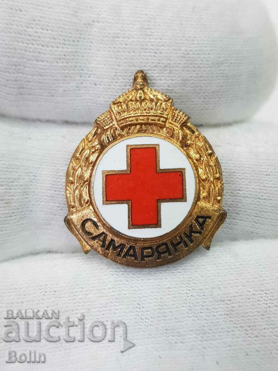 Βασιλικά διακριτικά, σήμα του Ερυθρού Σταυρού - Σαμαρείτιδα