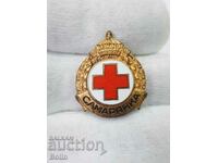Însemne regale, insigna Crucii Roșii - Samariteană