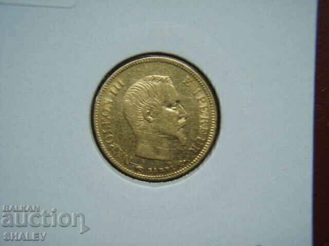 10 franci 1857 A Franța (10 franci Franța) - AU (aur) - 5