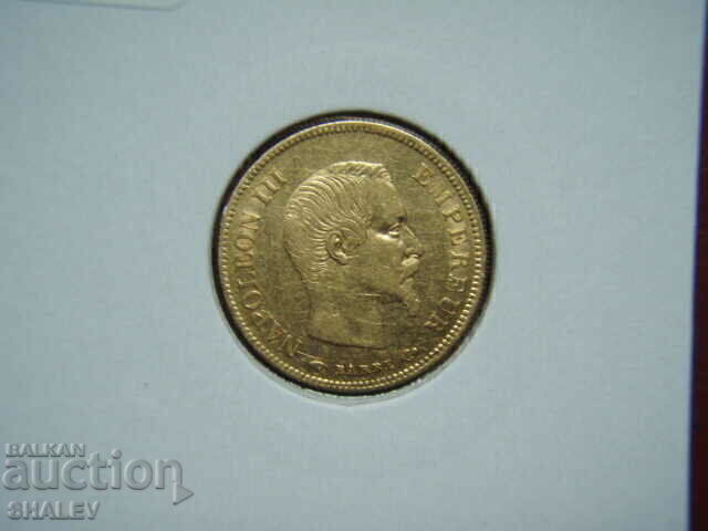 10 franci 1857 A Franța (10 franci Franța) - AU (aur) - 6