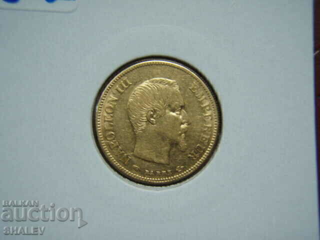 10 Francs 1855 A France - XF/AU (gold) - 5 10 Francs 1855 A France - XF/AU (gold) - 5