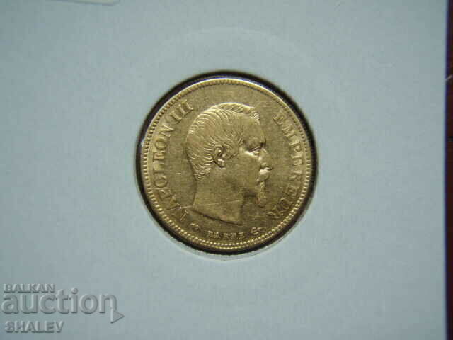 10 Francs 1855 A France - XF/AU (gold) - 7 10 Francs 1855 A France - XF/AU (gold) - 7