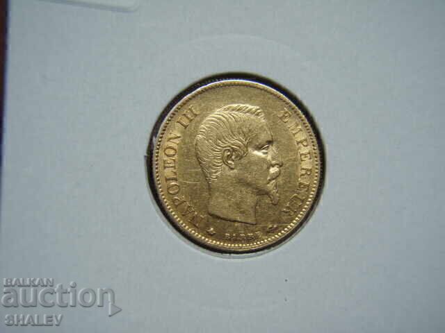 10 Francs 1860 BB France (10 франка Франция) - XF/AU (злато) - 7