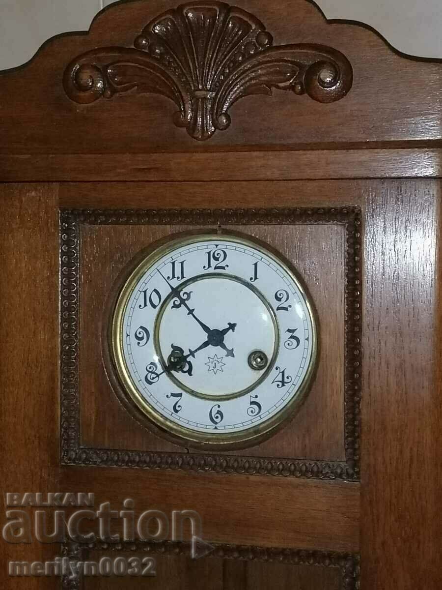 Early 20th century German Junghans wall clock - 6 Early 20th century German Junghans wall clock - 6