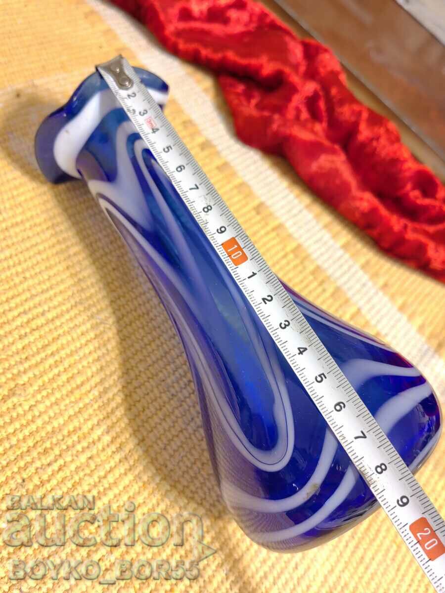 Auction Beautiful Soc Bulgarian Colored Glass Vase Auction Beautiful Soc Bulgarian Colored Glass Vase