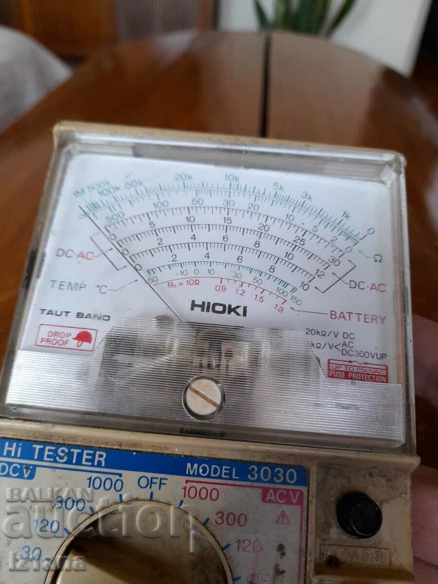 An old Hioki multimeter with price 40.00 BGN | € 20.45 An old Hioki multimeter with price 40.00 BGN | € 20.45