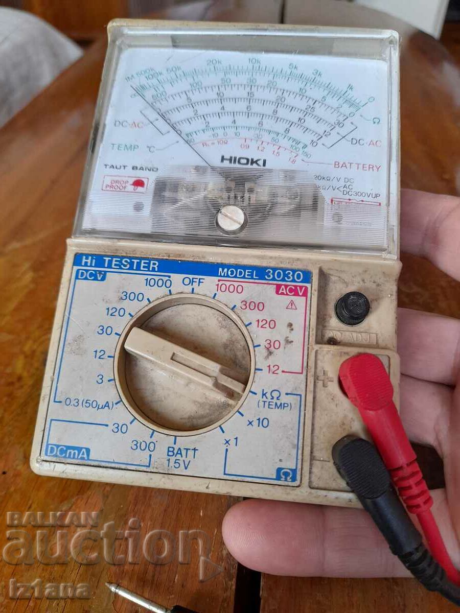Auction An old Hioki multimeter Auction An old Hioki multimeter