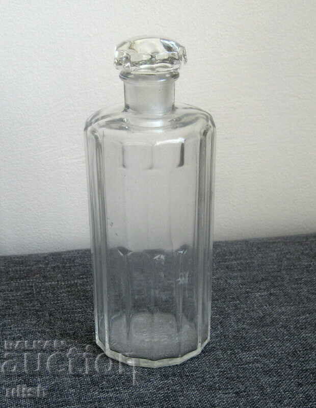 Old Molyneux Paris baccarat type glass bottle