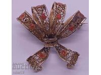 СТАРА БРОШКА-СРЕБЪРНА-ПРОБА 800-САМО С ЛИЧНО Предаване