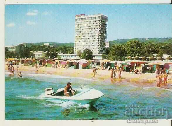 Card Bulgaria Varna Golden Sands Beach 12*