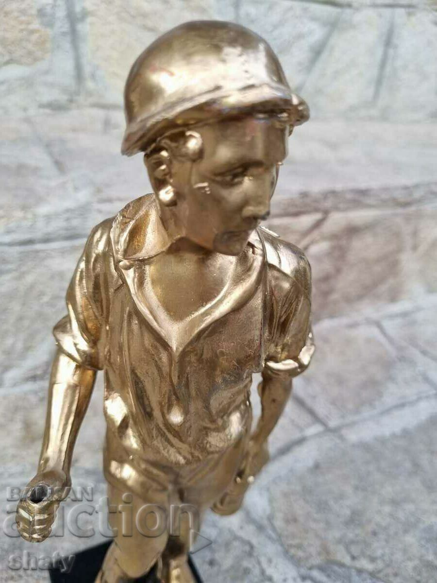 Old metal sculpture. Figure with price 85.00 BGN | € 43.46
