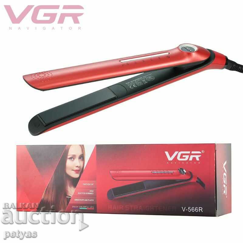 Hair straightener with ceramic coating VGR V-566R - 5