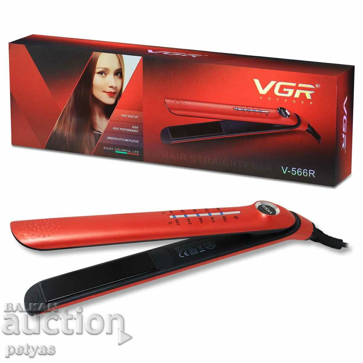 Hair straightener with ceramic coating VGR V-566R