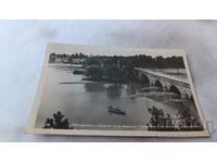 Καρτ ποστάλ Svilengrad The Maritsa River Bridge 1961