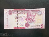 LIBIA, 5 dinari, 2012, UNC