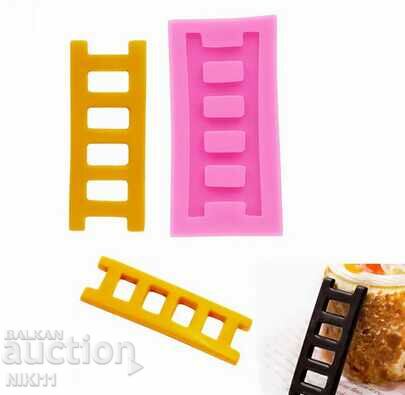 Silicone mold wooden ladder, fondant cake decoration with price 7.00 BGN | € 3.58 Silicone mold wooden ladder, fondant cake decoration with price 7.00 BGN | € 3.58