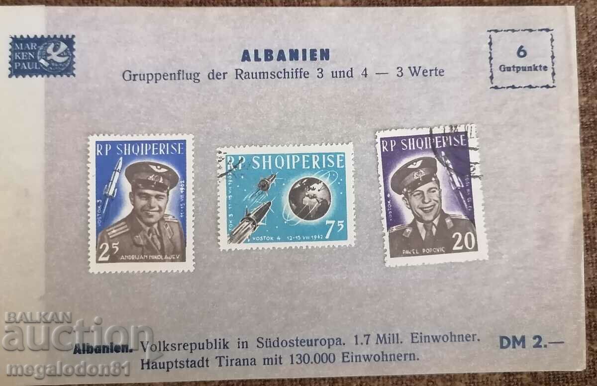 Albania - Cosmonauts, stamped series