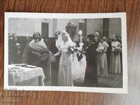 Old photo Kingdom of Bulgaria - Wedding, priest