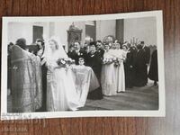 Old photo Kingdom of Bulgaria - Wedding, priest
