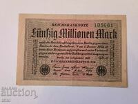 50 εκατομμύρια μάρκα 1923 Γερμανία δ26