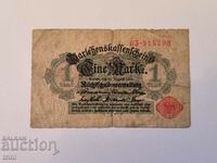 Γερμανία 1 Γραμματόσημο 1914 κόκκινος αριθμός d29