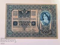 1000 крони 1902 година Австрия печат Deutschostereich  г30