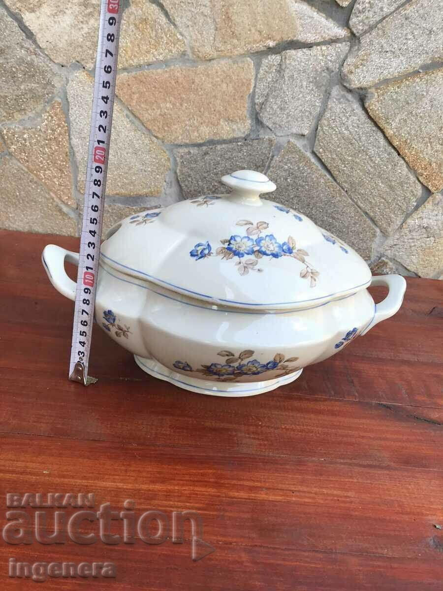 Auction  PORCELAIN SOUP DISH BULGARIA