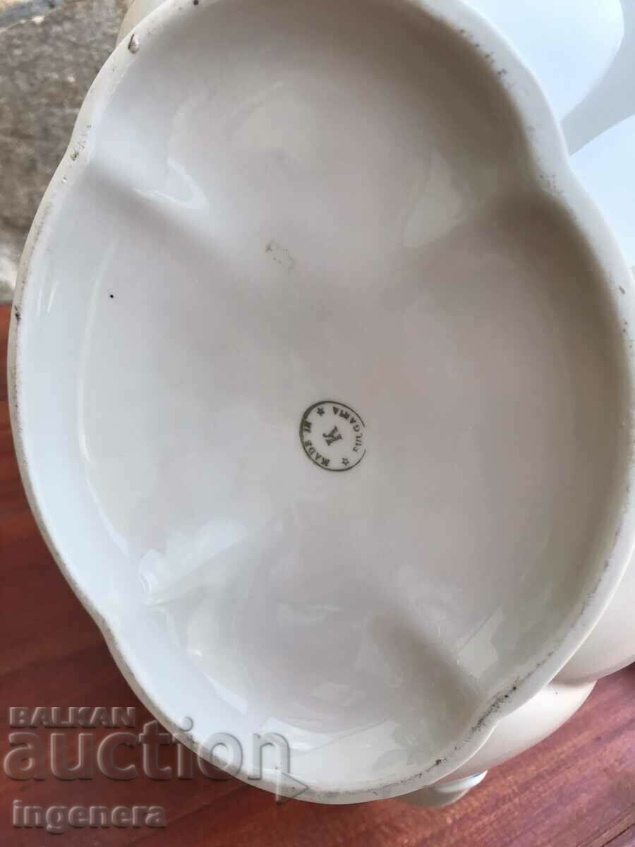 PORCELAIN SOUP DISH BULGARIA - 6