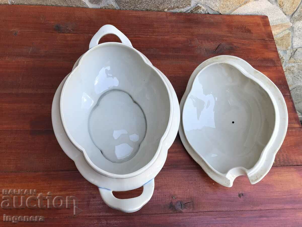 PORCELAIN SOUP DISH BULGARIA - 7