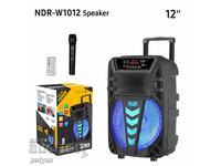 Karaoke speaker 12 inches NDR W1012 with wireless microphone