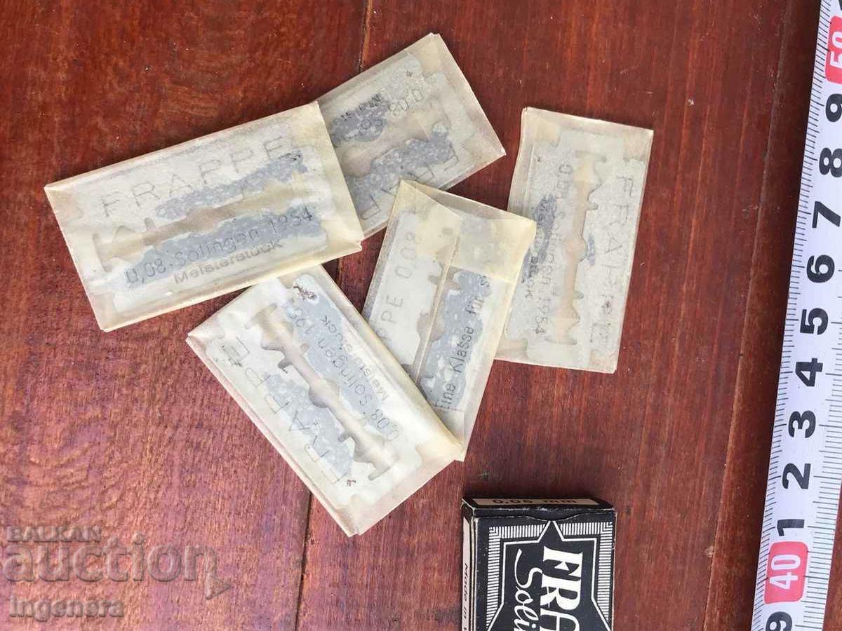 Auction RAZOR KNIVES NEW SOLINGEN-5 PCS. Auction RAZOR KNIVES NEW SOLINGEN-5 PCS.