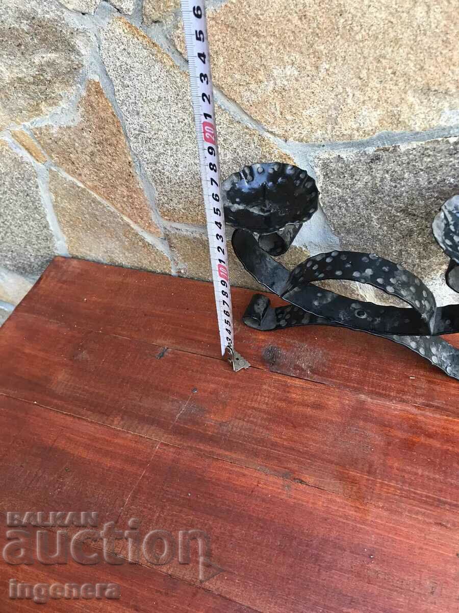 CANDLESTICK WROUGHT IRON METAL OLD with price 17.00 BGN | € 8.69 CANDLESTICK WROUGHT IRON METAL OLD with price 17.00 BGN | € 8.69