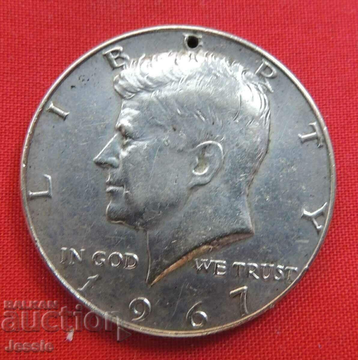 Μισό δολάριο ΗΠΑ 1967 Ασήμι με τιμή € 13.80 | 26.99 BGN