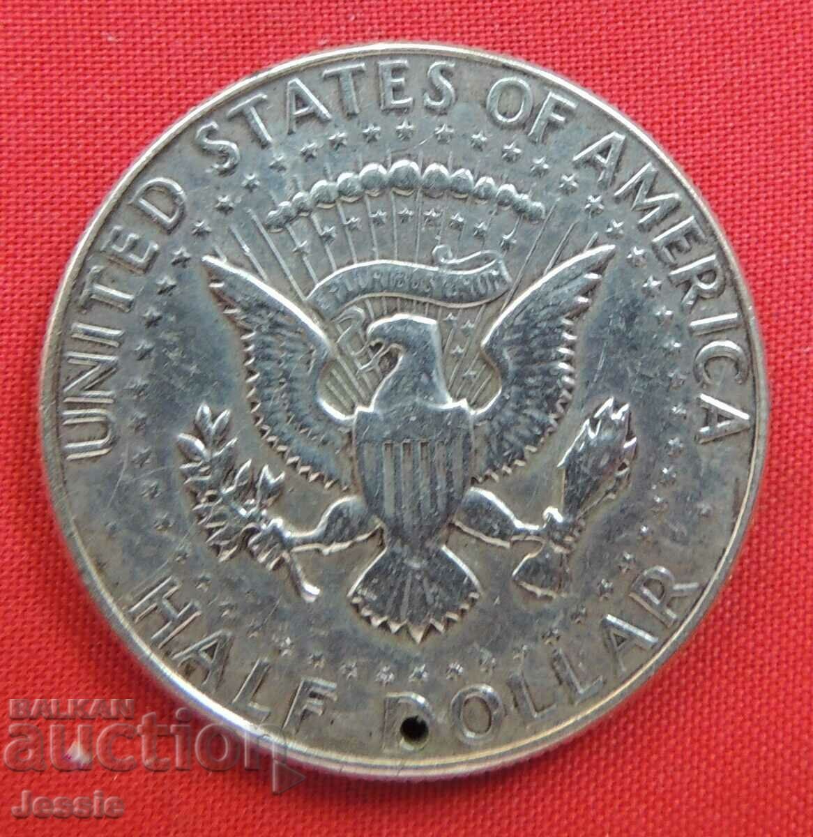 Половин долар USA 1967 г. сребро