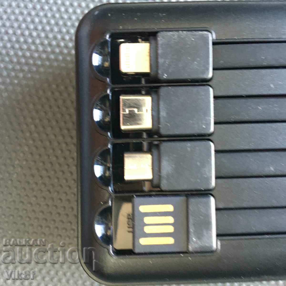 10,000 mAh Solar battery + display - Power Bank KLGO KP-97 - 5 10,000 mAh Solar battery + display - Power Bank KLGO KP-97 - 5