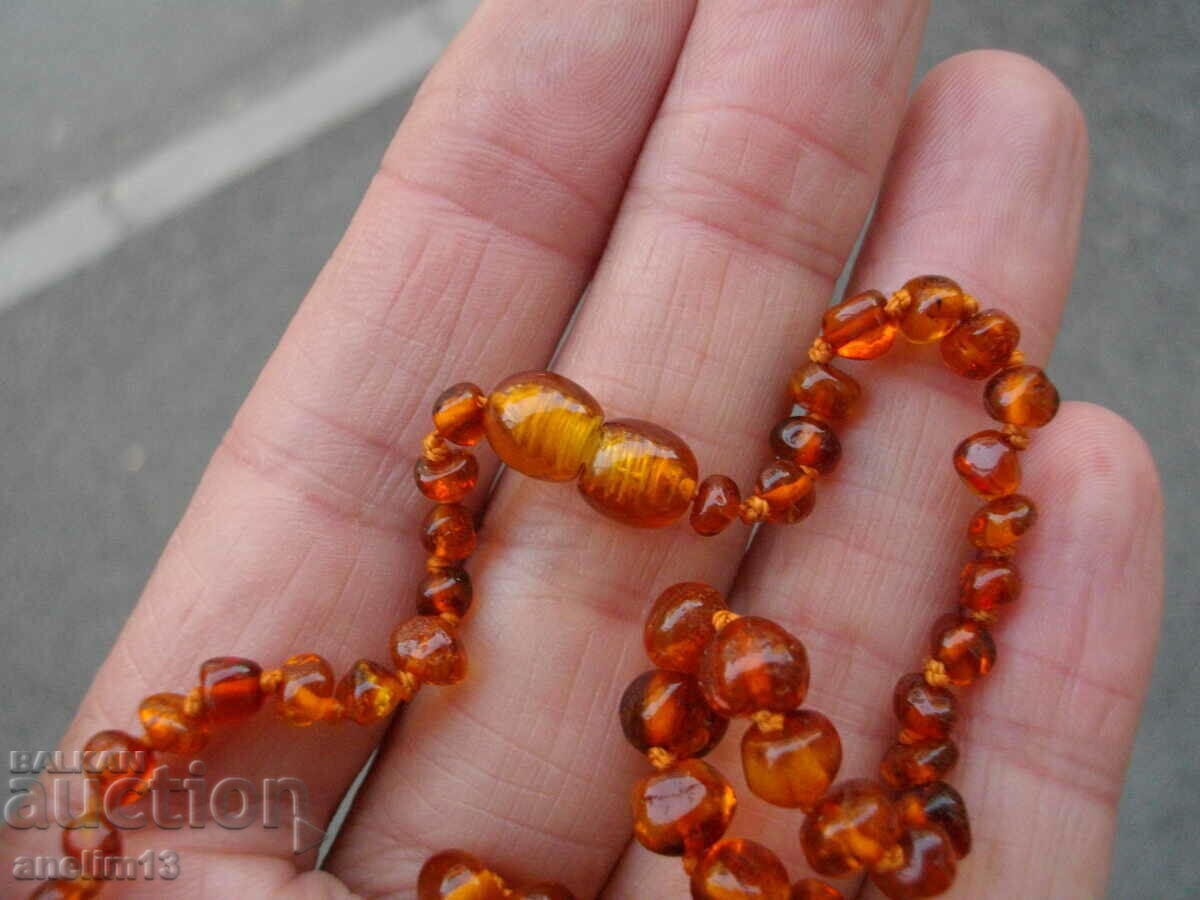 Auction OLD CHILDREN'S NECKLACE NECKLACE NATURAL BALTIC AMBER Auction OLD CHILDREN'S NECKLACE NECKLACE NATURAL BALTIC AMBER