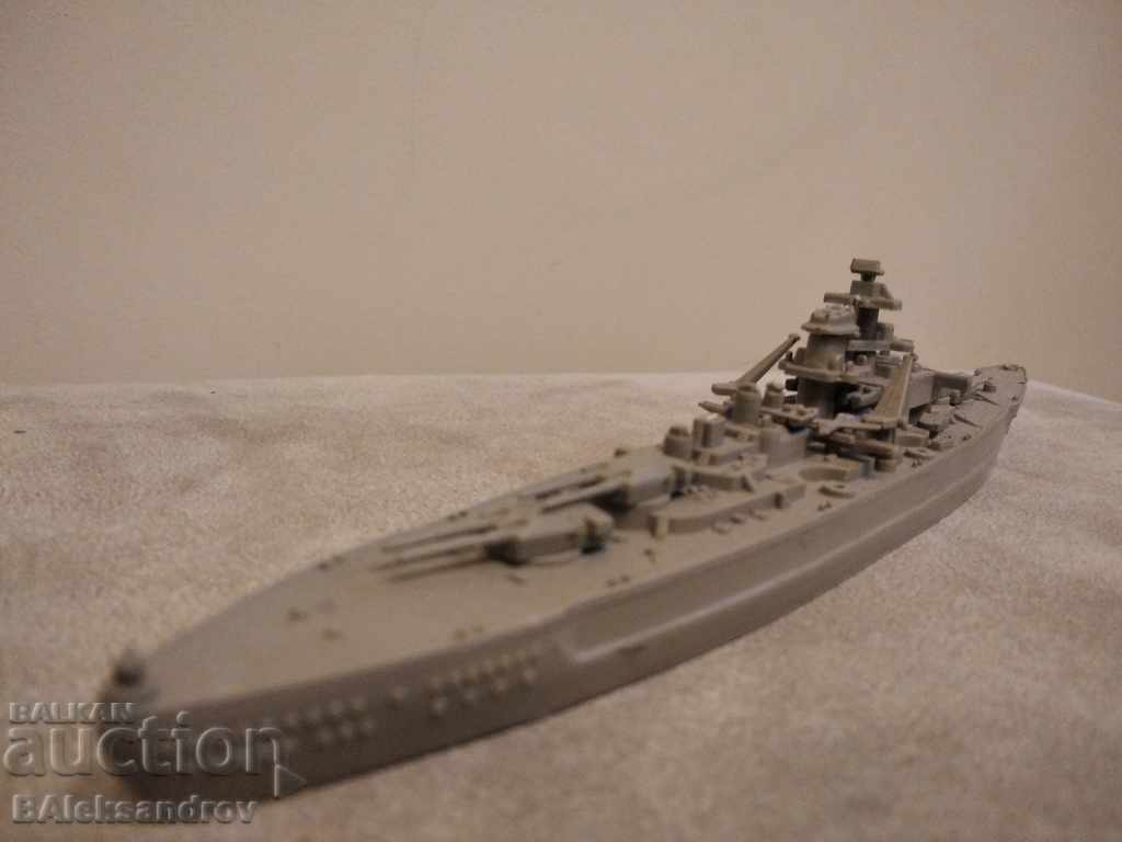 Model of a warship