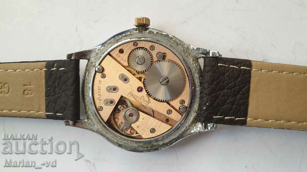 Men's mechanical watch Omicron 21 RUBIS with price 80.00 BGN | € 40.90 Men's mechanical watch Omicron 21 RUBIS with price 80.00 BGN | € 40.90