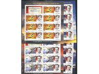 Clean stamps small sheets Aviation Airplanes Pilots 2014 Russia