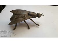 Large bronze fly - ashtray-19cm